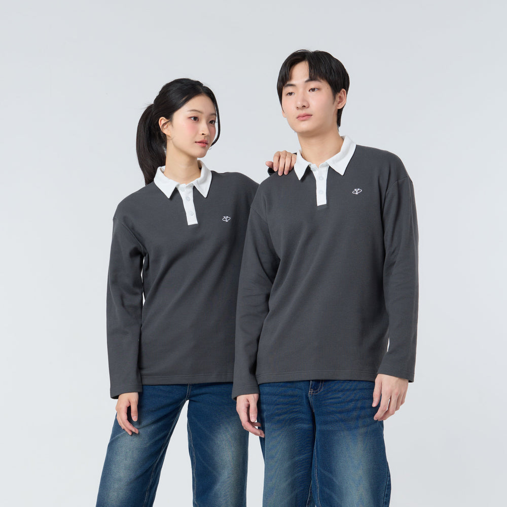 Polo LongSleeve Y Collection_Grey