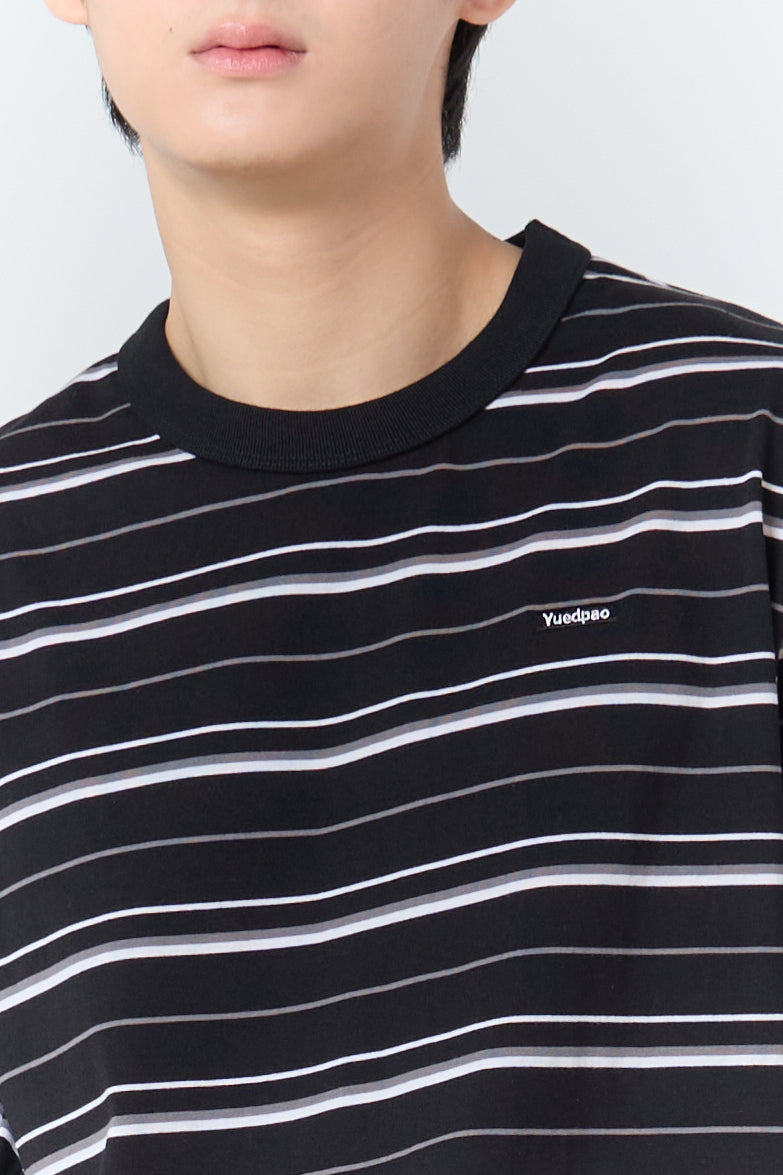 Oversize Striped_Classic Black