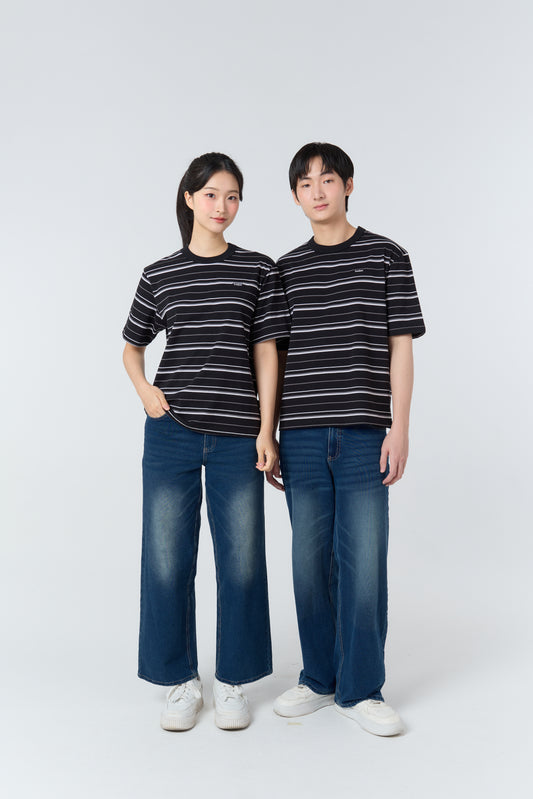 Oversize Striped_Classic Black