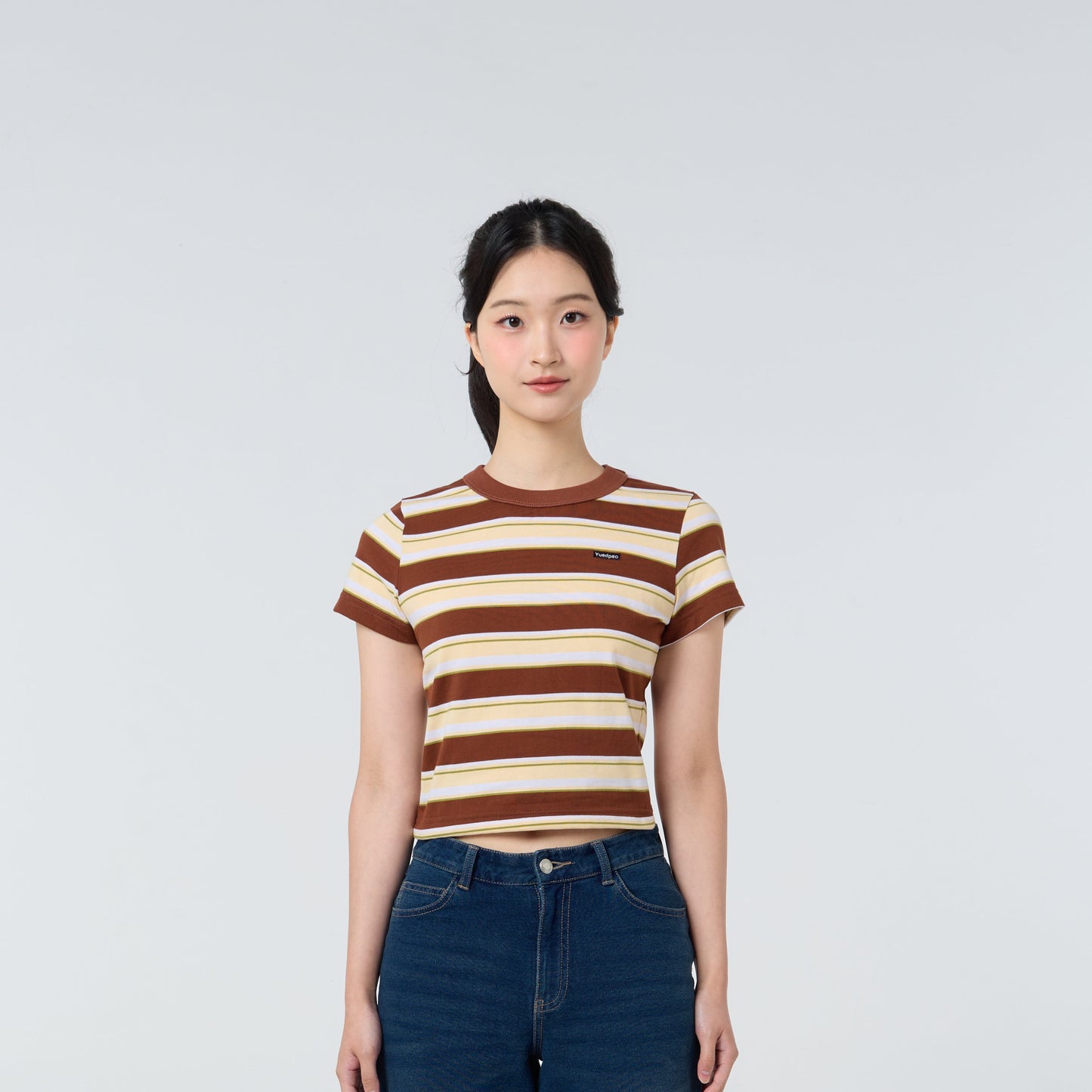 Babytee Striped_Vintage Brown