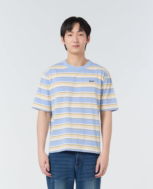 Oversize Striped_Oxford Blue