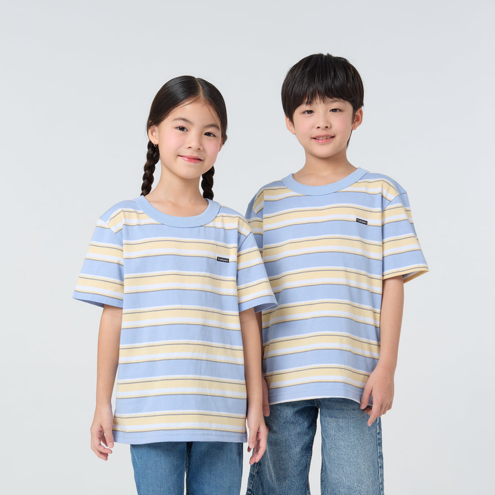Oversize Striped Kids_Oxford Blue