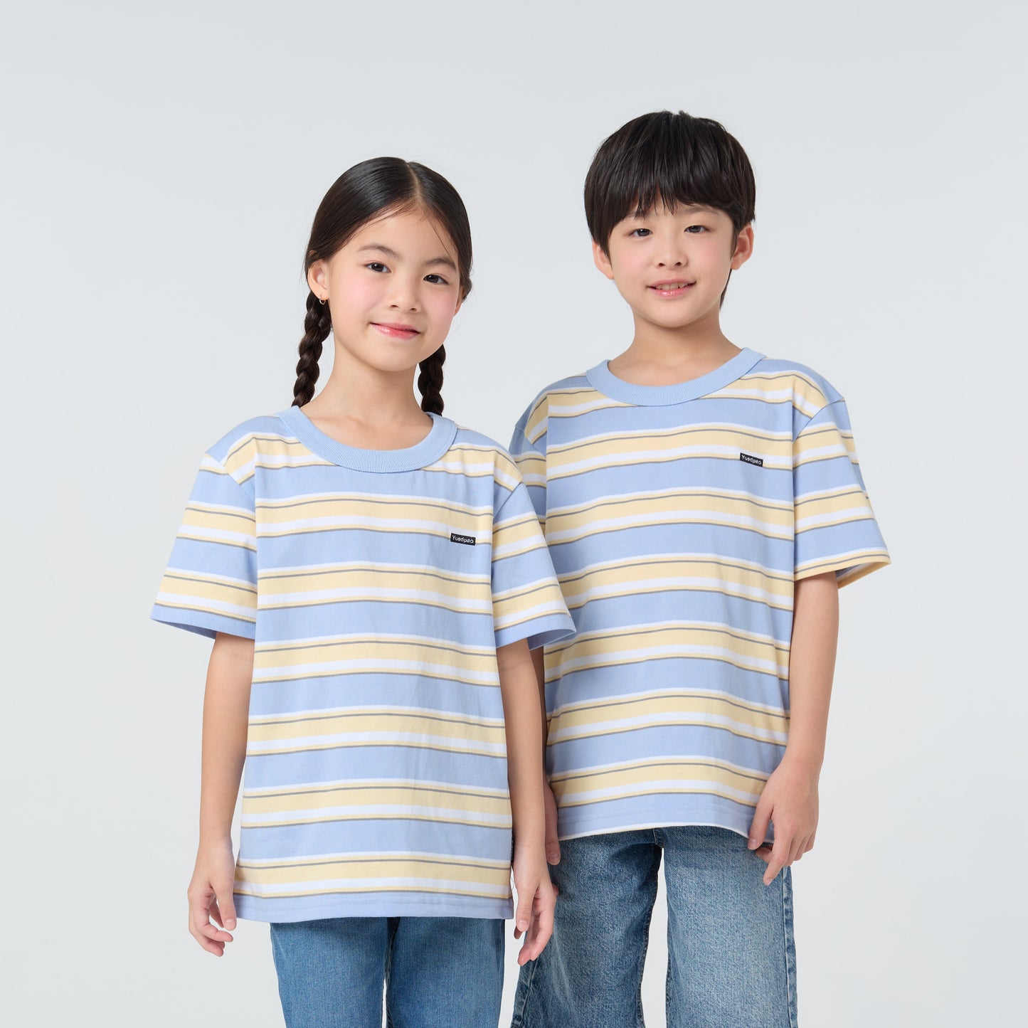 Oversize Striped Kids_Oxford Blue