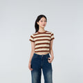 Babytee Striped_Vintage Brown