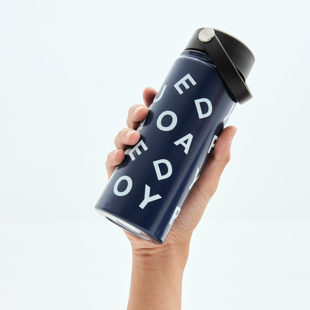 Alphabet Spread Travel Mug_สีกรมท่า