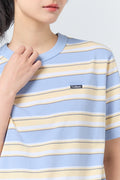 Oversize Striped_Oxford Blue