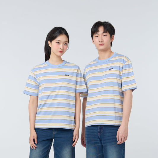 Oversize Striped_Oxford Blue