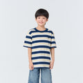 Oversize Striped Kids_Classic Navy