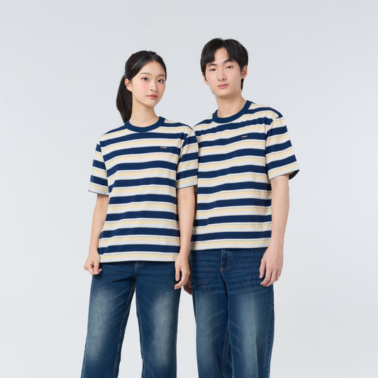 Oversize Striped_Classic Navy