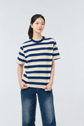 Oversize Striped_Classic Navy
