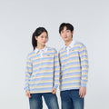 Polo LongSleeve Striped_Oxford Blue