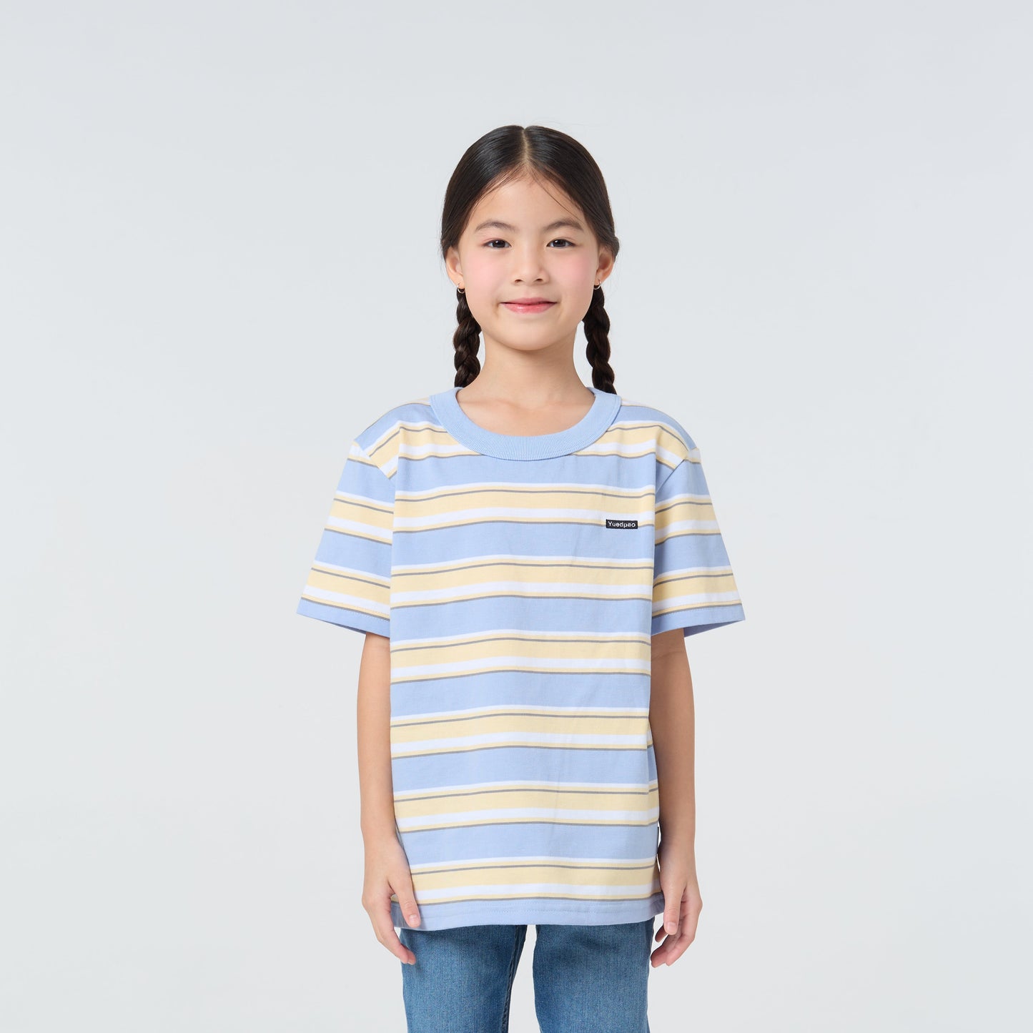 Oversize Striped Kids_Oxford Blue