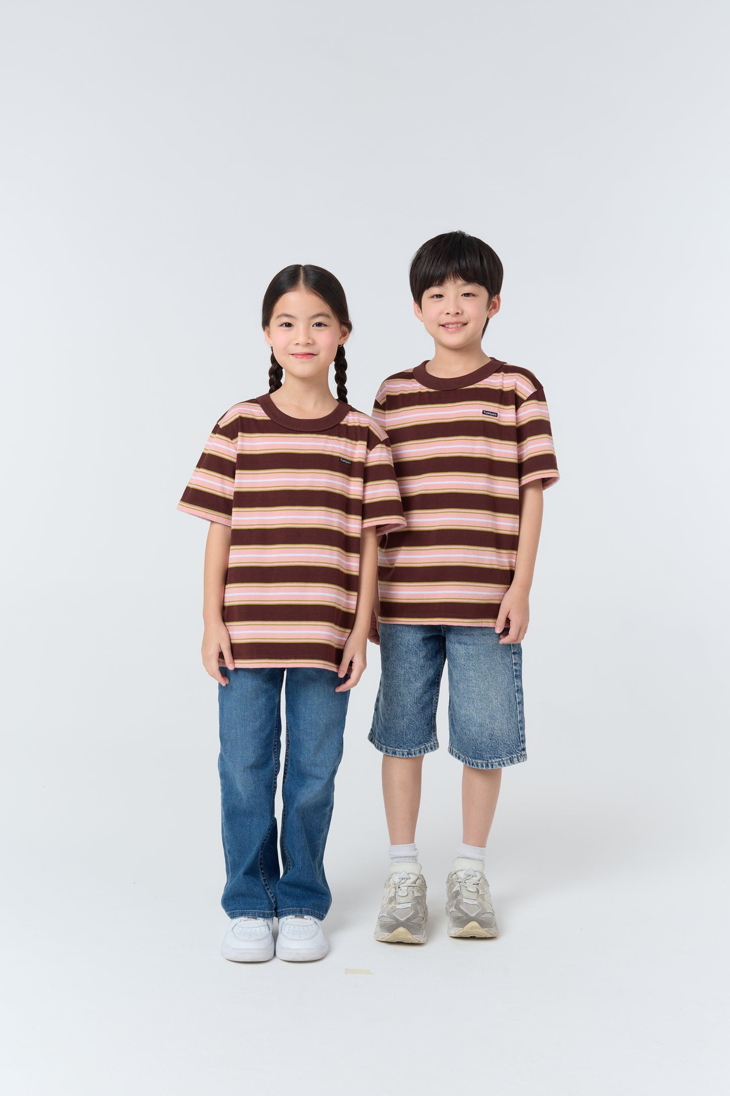 Oversize Striped Kids_Rosewood