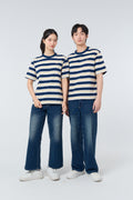 Oversize Striped_Classic Navy