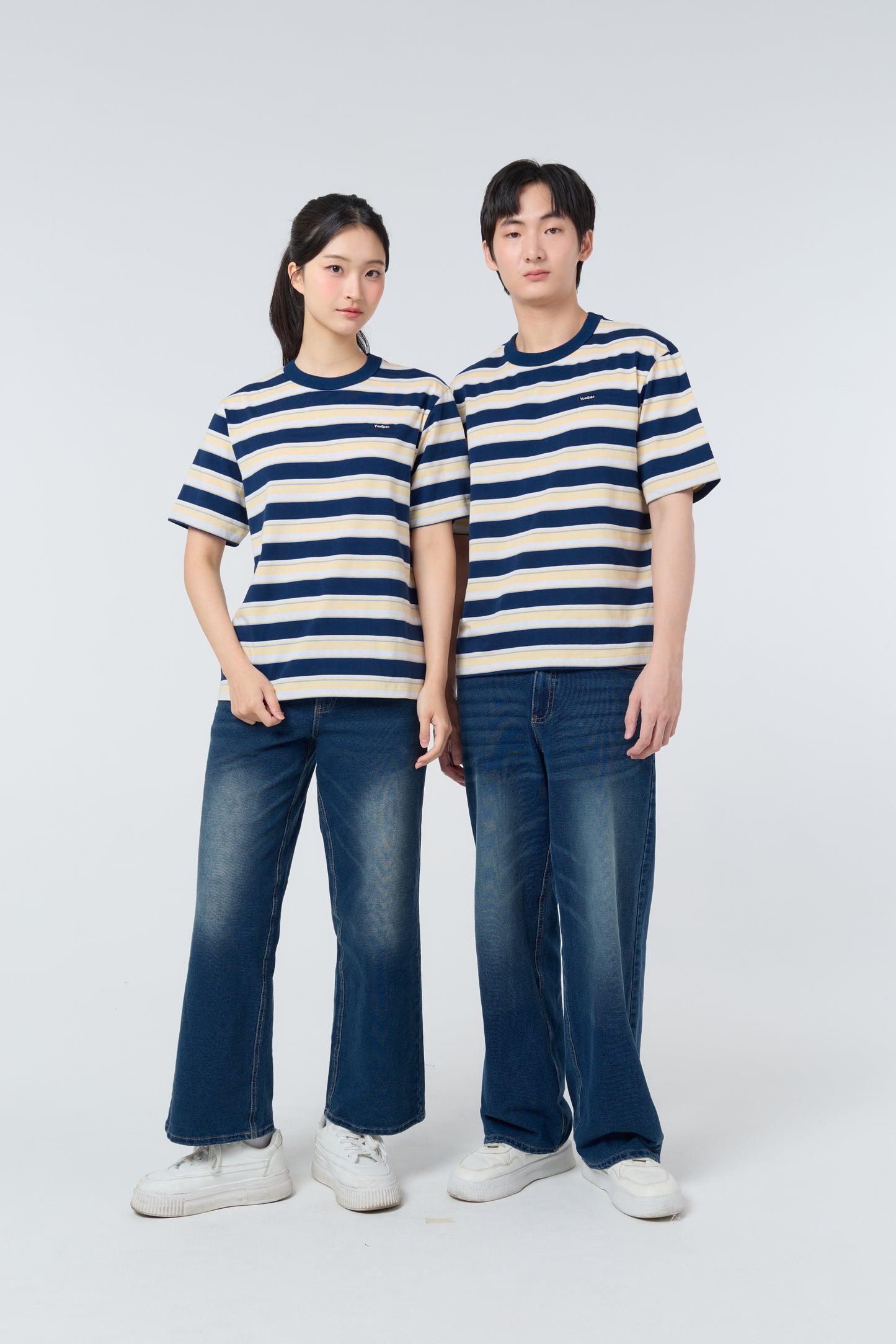 Oversize Striped_Classic Navy