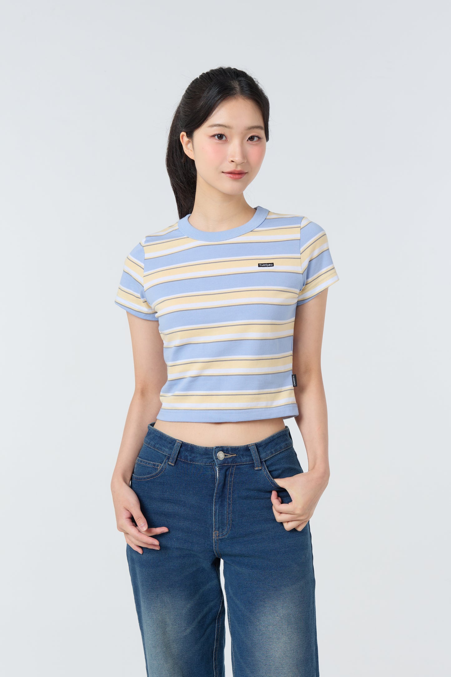 Babytee Striped_Oxford Blue