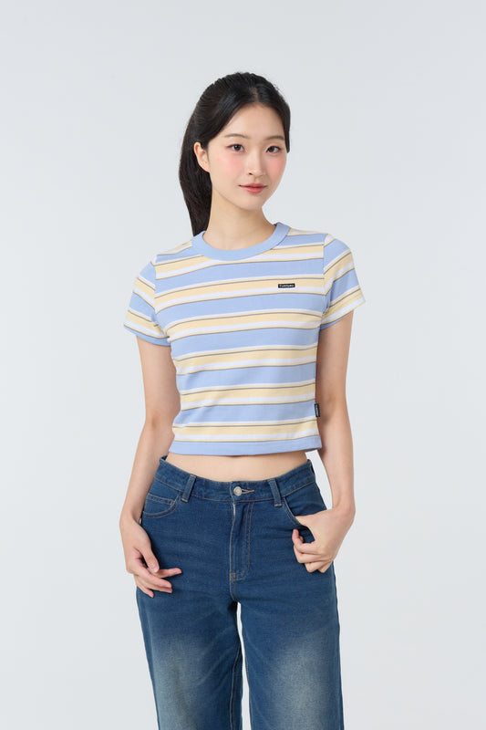 Babytee Striped_Oxford Blue