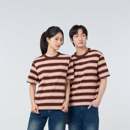 Oversize Striped_Rosewood