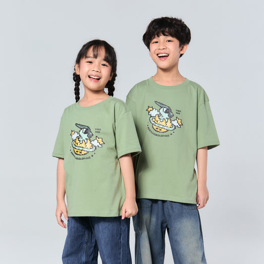 Oversize Kids Dinosaur to the Galaxy_SATURN EAGG