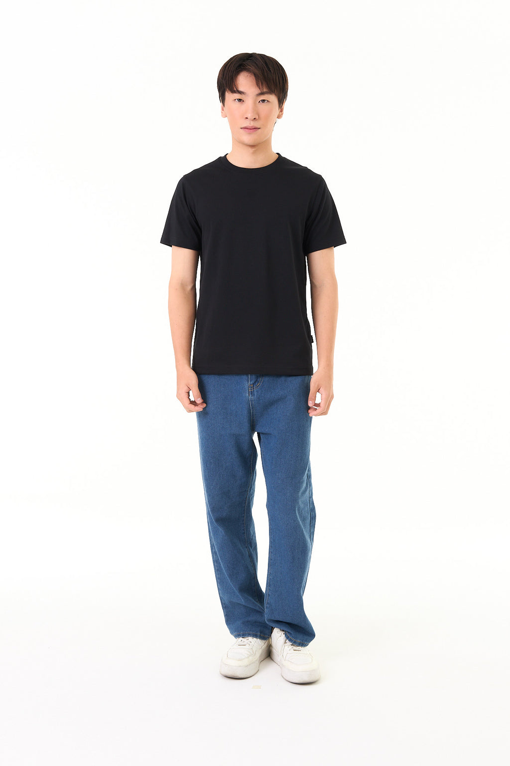 REGULAR ECOTECH RE-WHILD_ T-SHIRT BLACK