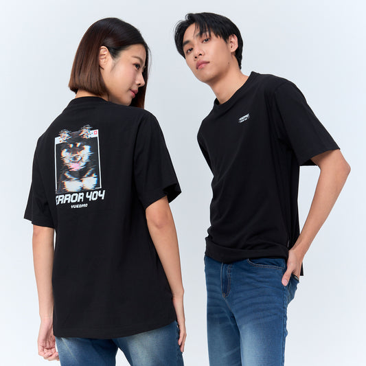 Oversize_YUEDPAO_Shiba Not Found_Black