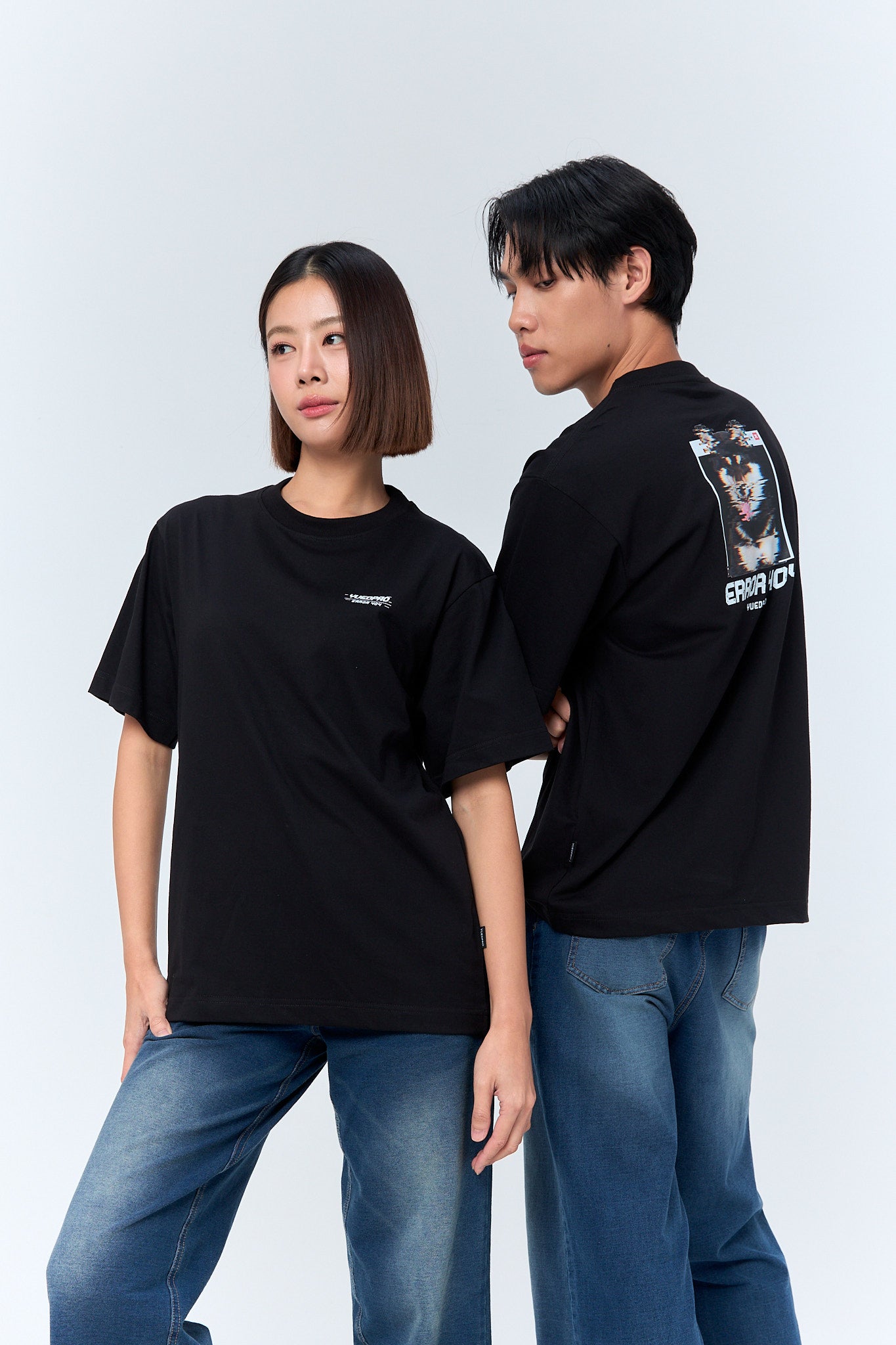 Oversize_YUEDPAO_Shiba Not Found_Black