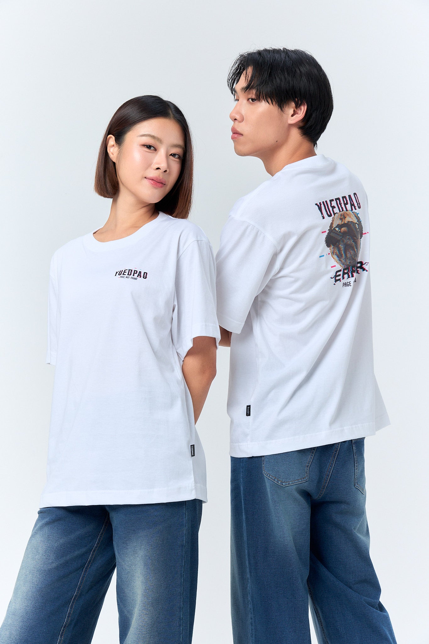 Oversize_YUEDPAO_Data Dogged_White