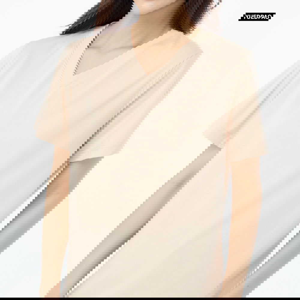 NEW Unisex_คอวี_Vanilla - YUEDPAO