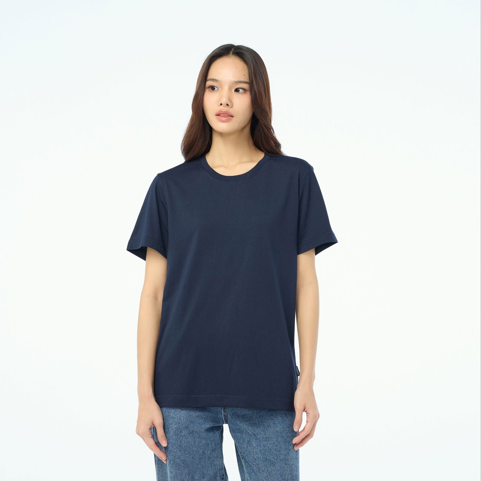 NEW Unisex_คอกลม_สีกรมท่า - YUEDPAO