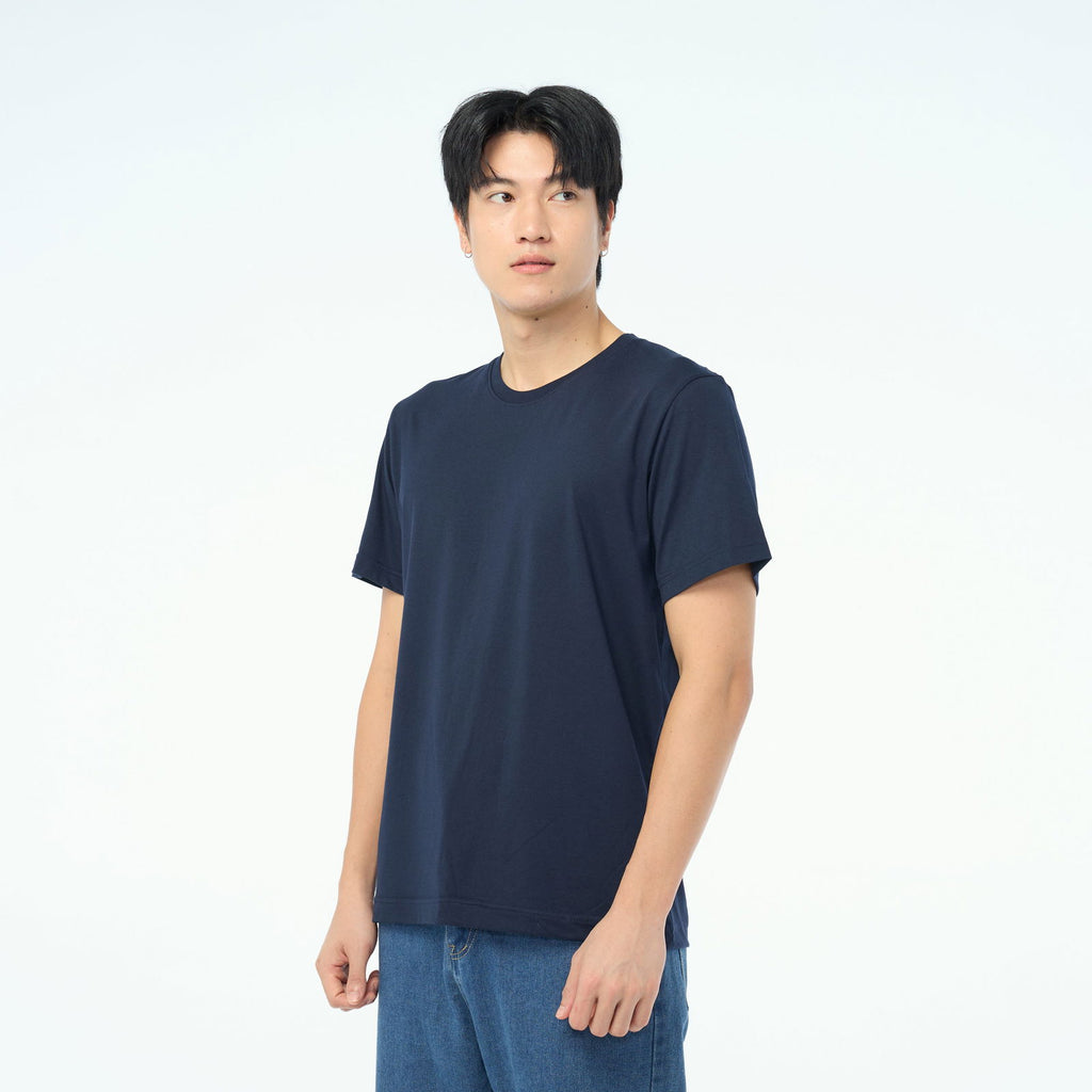 NEW Unisex_คอกลม_สีกรมท่า - YUEDPAO
