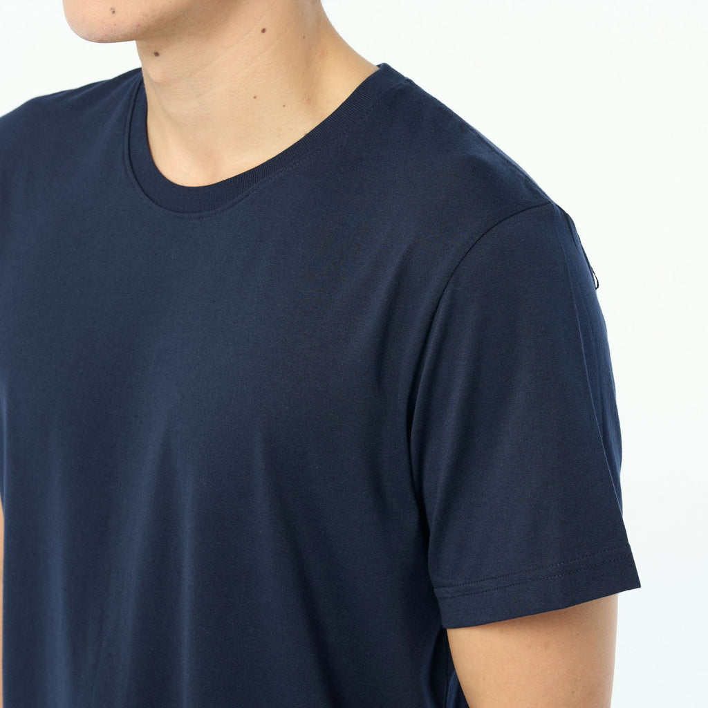 NEW Unisex_คอกลม_สีกรมท่า - YUEDPAO