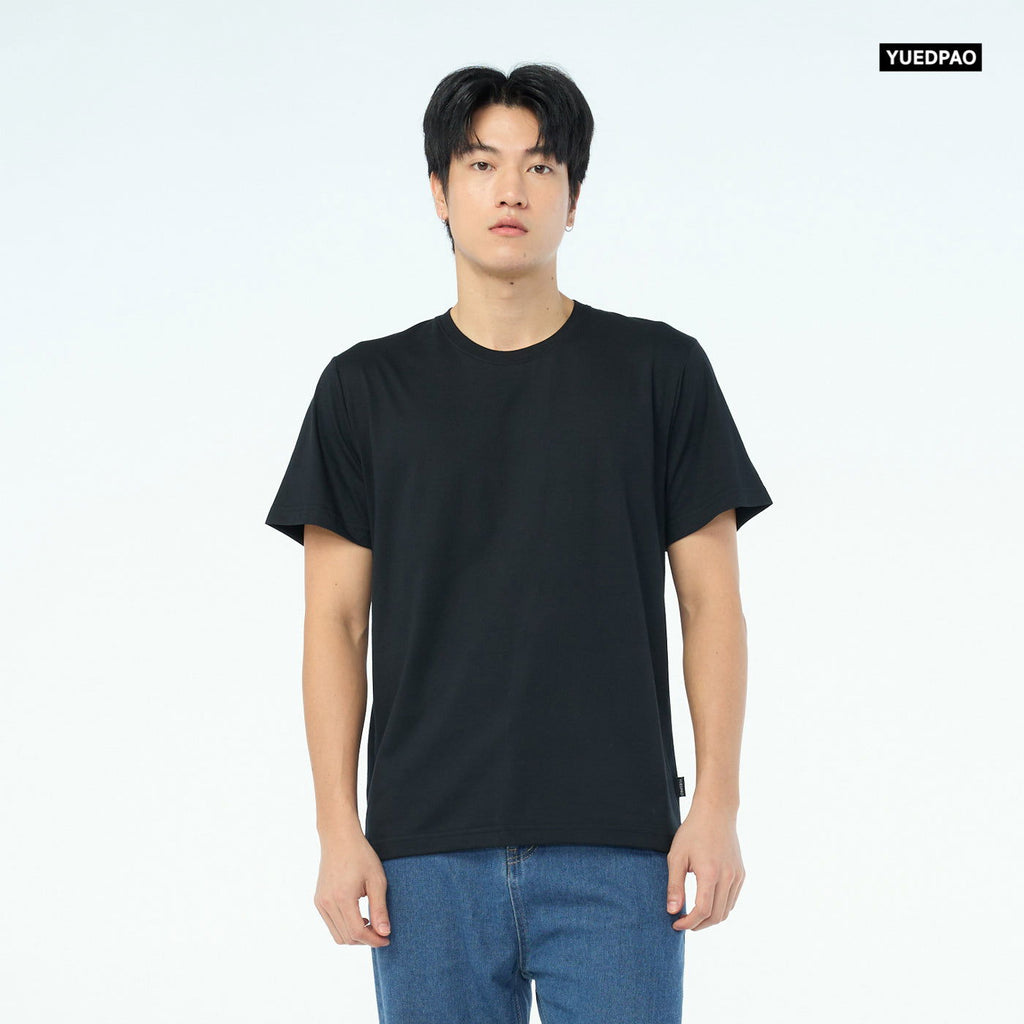 NEW Unisex_คอกลม_สีดำ - YUEDPAO