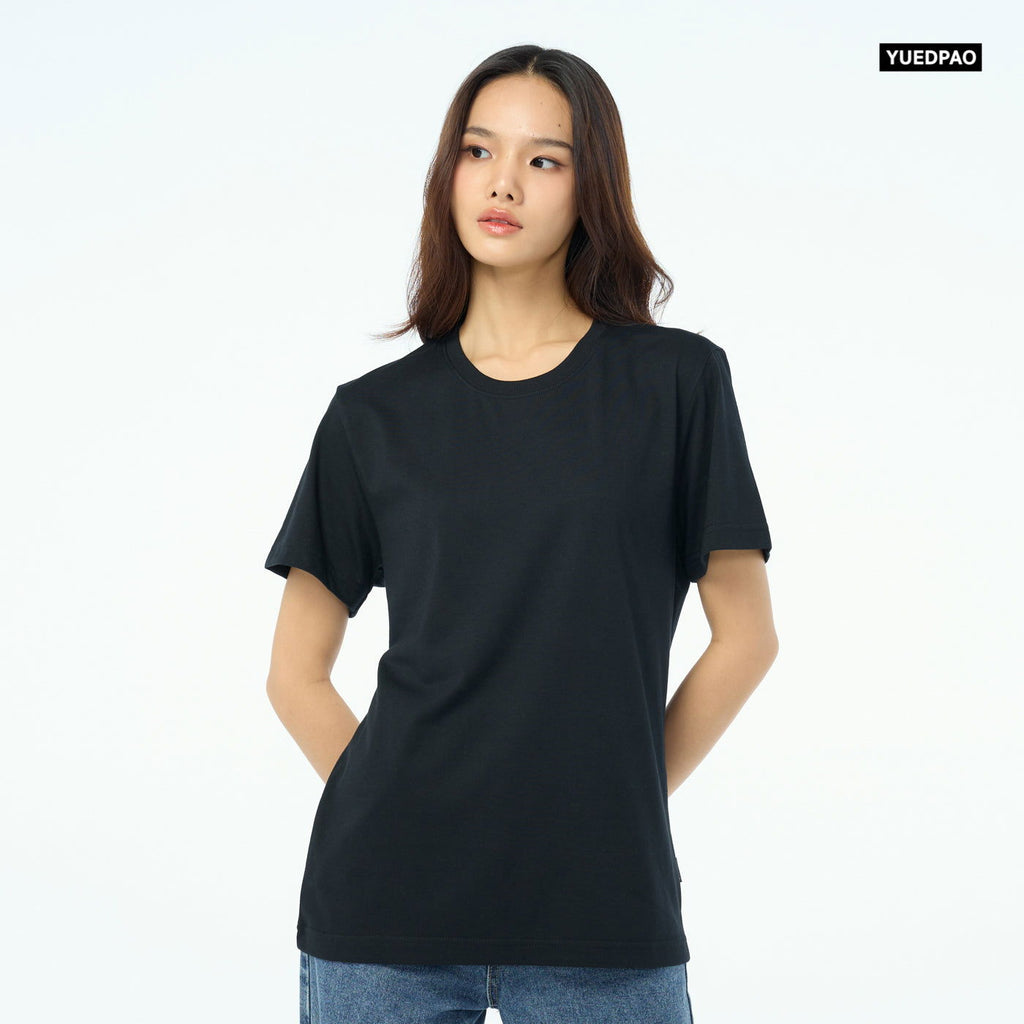 NEW Unisex_คอกลม_สีดำ - YUEDPAO