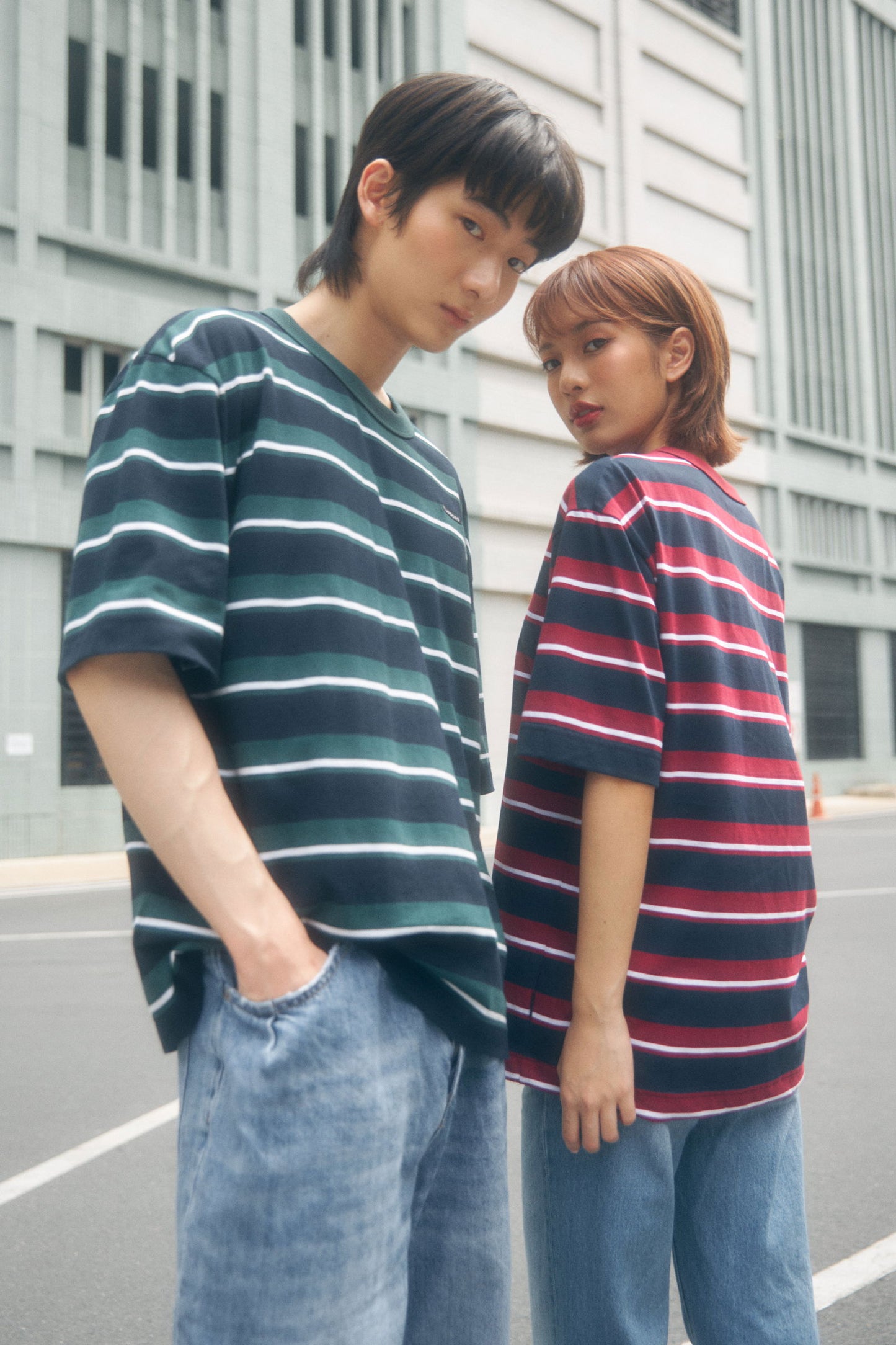 Oversize Signature Striped - YUEDPAO