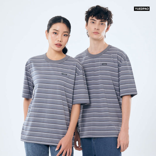 Oversize Striped _Deep Chacoal Gray - YUEDPAO