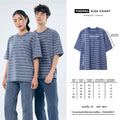Oversize Striped _Deep Chacoal Gray - YUEDPAO