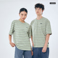 Oversize Striped _Deep Urban Olive - YUEDPAO