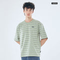 Oversize Striped _Deep Urban Olive - YUEDPAO
