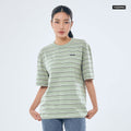 Oversize Striped _Deep Urban Olive - YUEDPAO