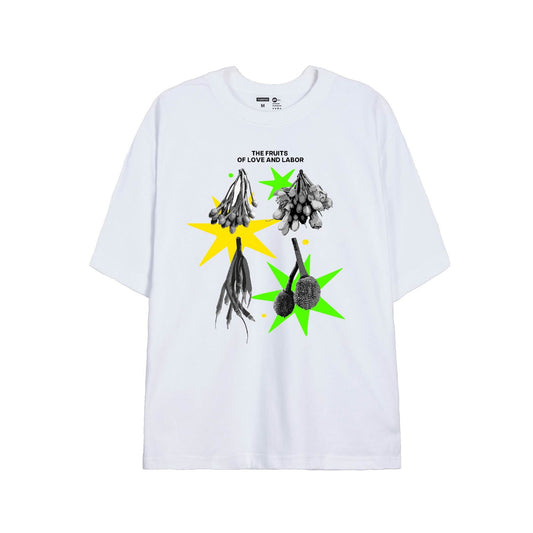 Oversize Yuedpao X Blossom of Thorns White - YUEDPAO