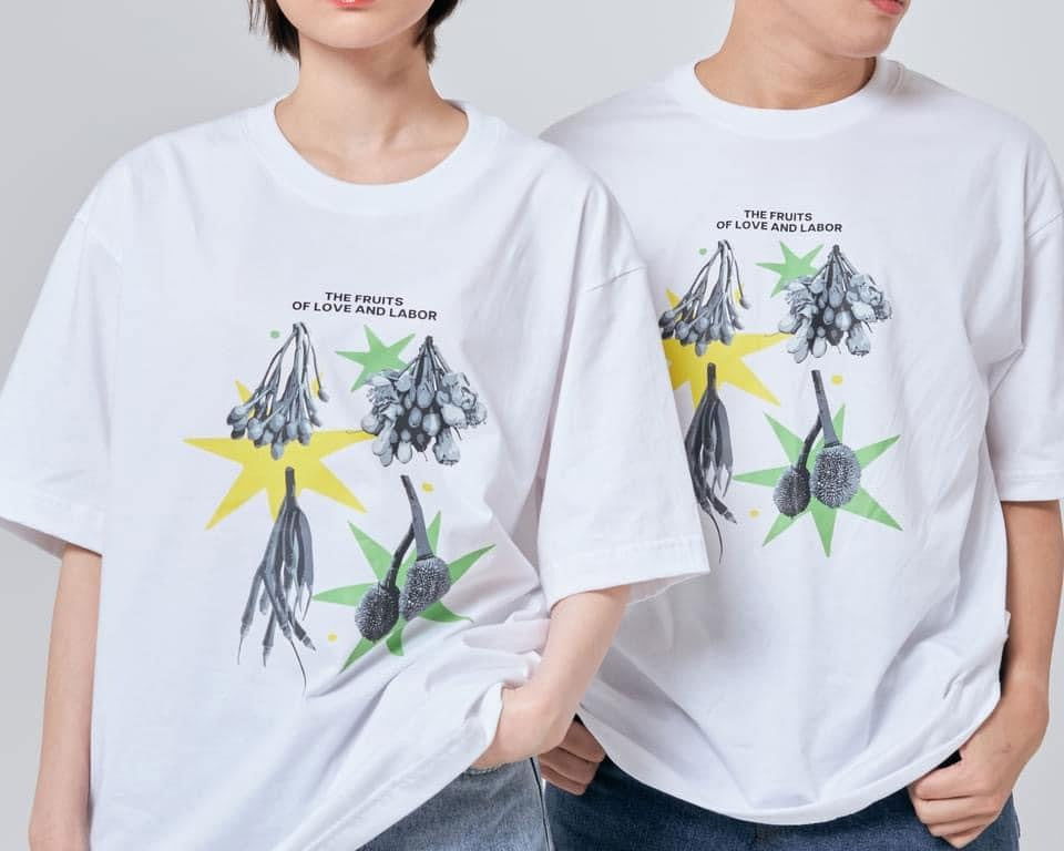 Oversize Yuedpao X Blossom of Thorns White - YUEDPAO