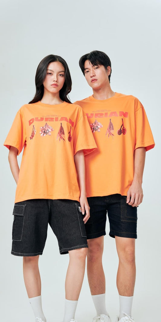 Oversized Yuedpao X Durian Dreams Golden Glow Orange - YUEDPAO
