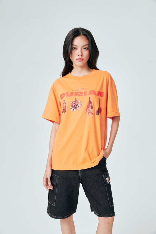 Oversized Yuedpao X Durian Dreams Golden Glow Orange - YUEDPAO