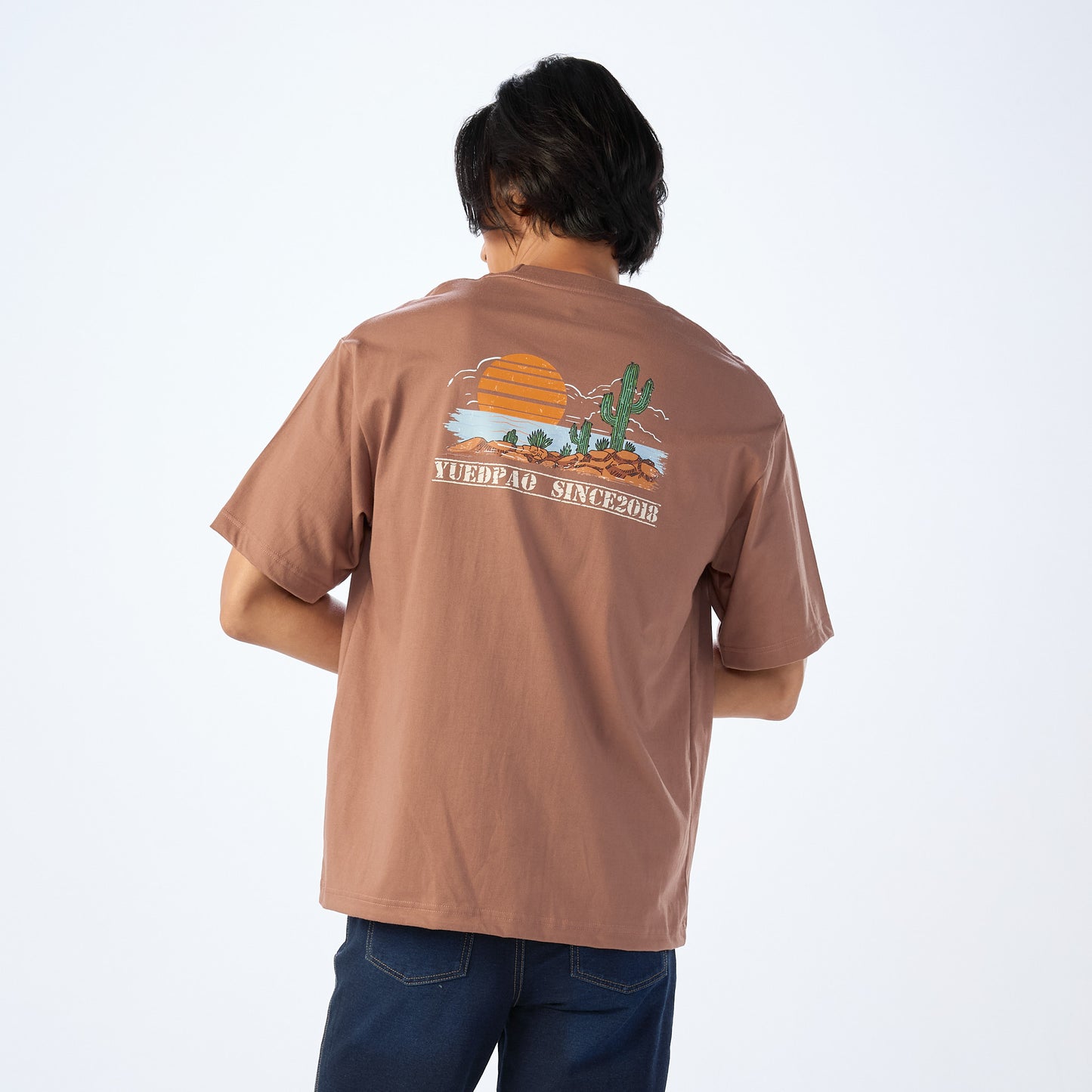 Oversize T-Shirt – Desert Sunset Serenity