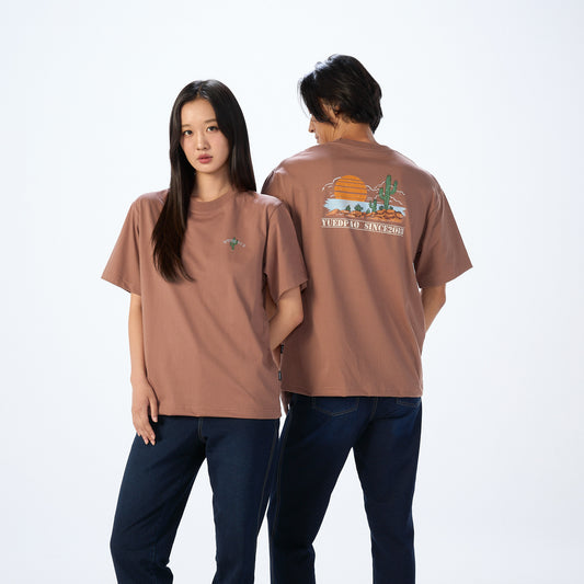 Oversize T-Shirt – Desert Sunset Serenity