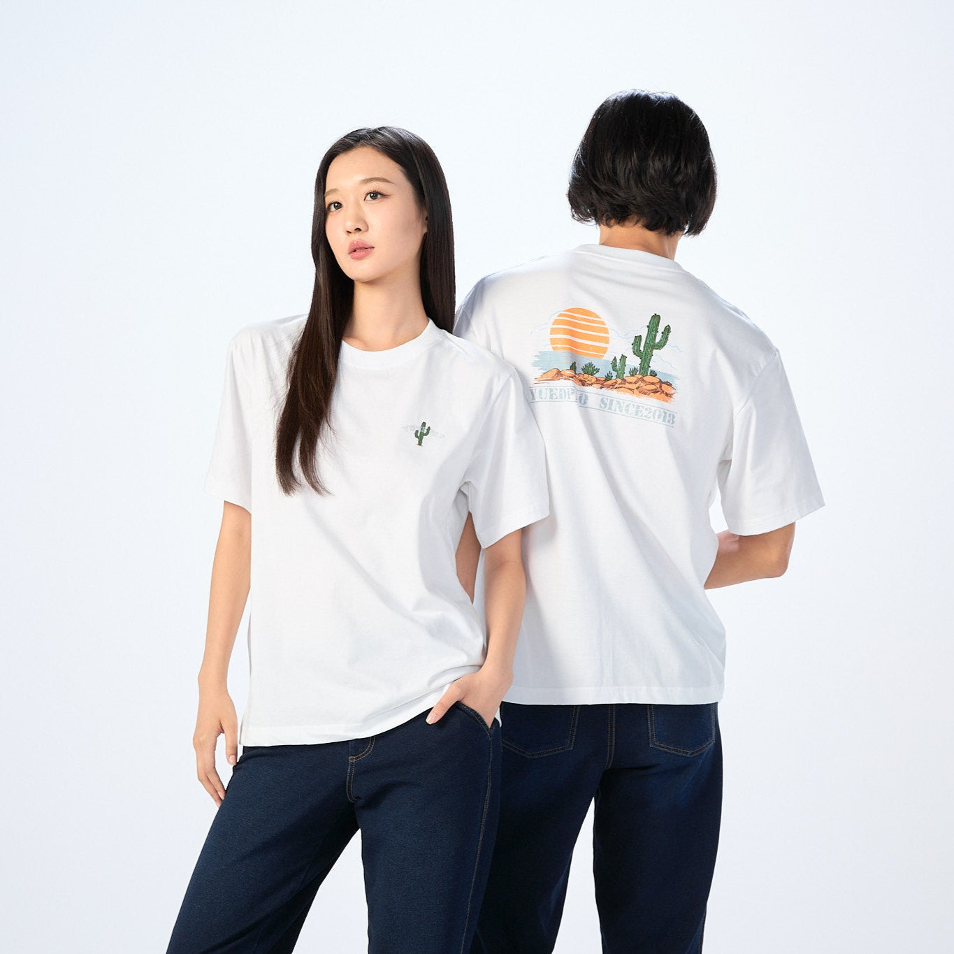 Oversize T-Shirt – Desert Sunset Serenity