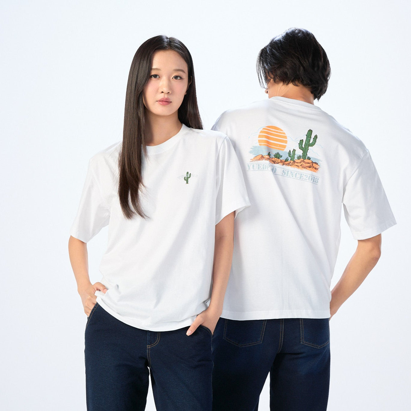 Oversize T-Shirt – Desert Sunset Serenity