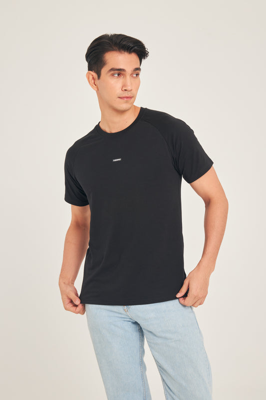 Super Tee Unisex Round Neck_Black