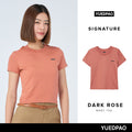 Signature Baby Tee_Dark Rose