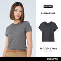 Signature Baby Tee_Wood Coal